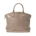 Louis Vuitton Beige Leather Lockit handbag bag