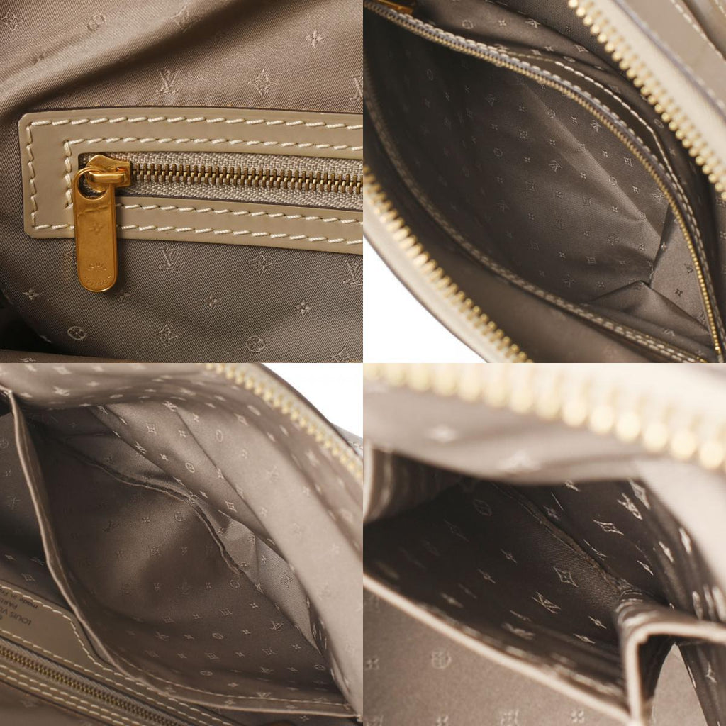 Louis Vuitton Beige Leather Lockit handbag bag