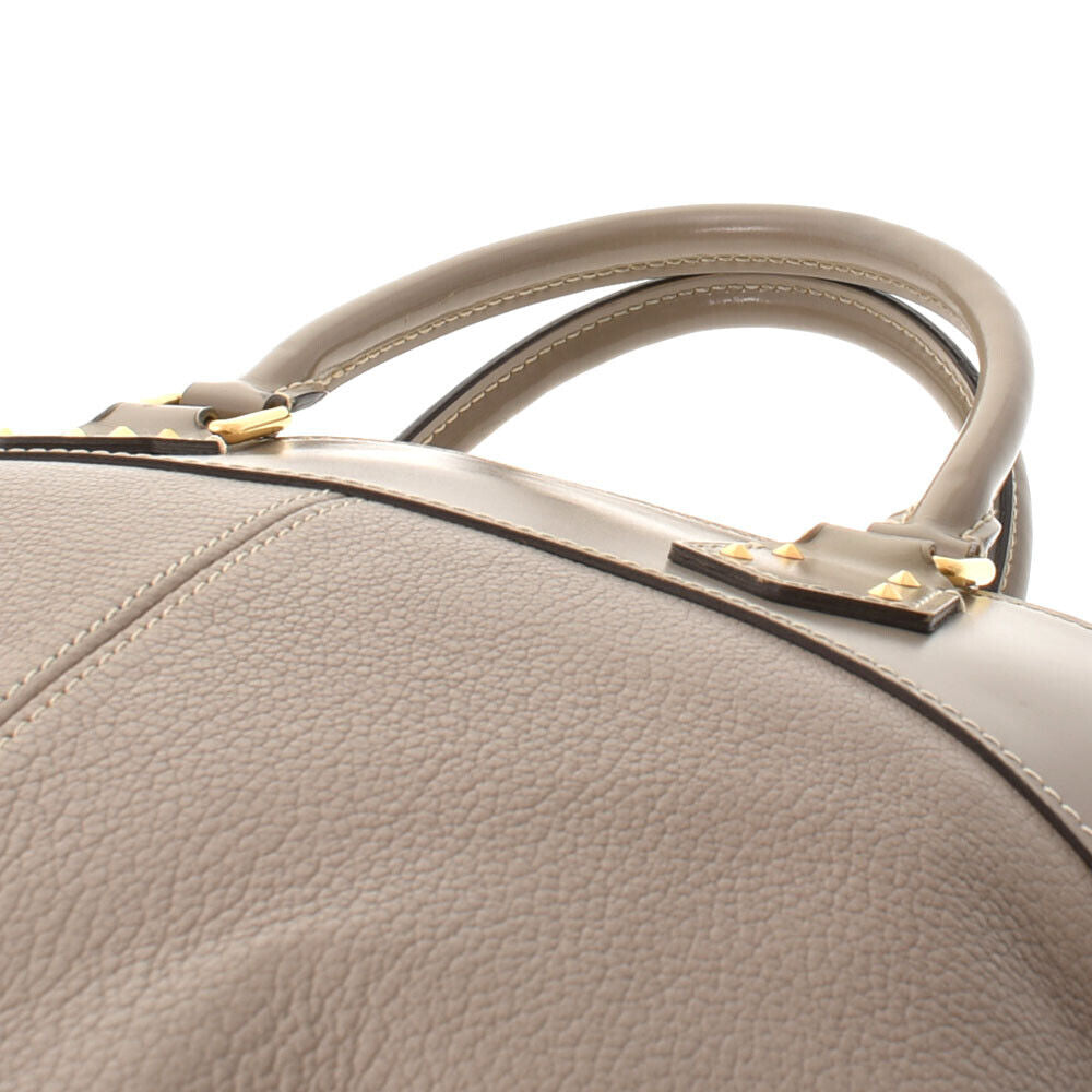 Louis Vuitton Beige Leather Lockit handbag bag