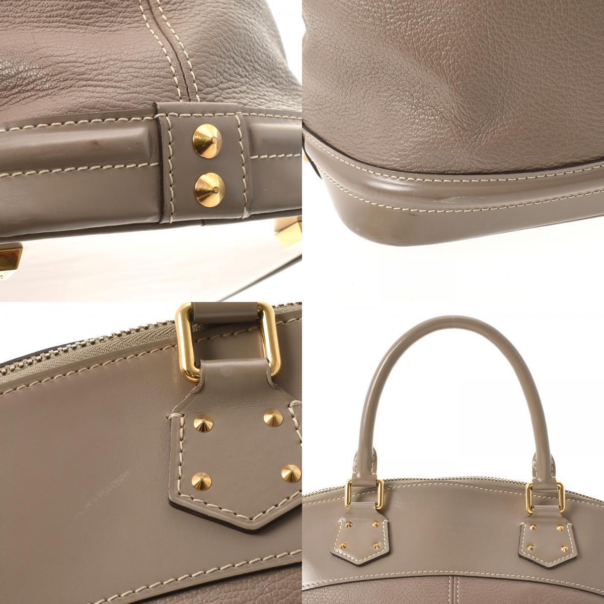 Louis Vuitton Beige Leather Lockit handbag bag
