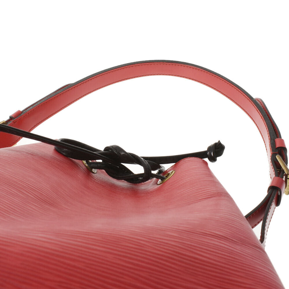 Louis Vuitton Red Leather Noe shoulder bag