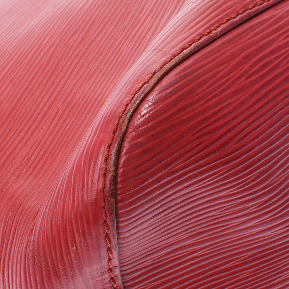 Louis Vuitton Red Leather Noe shoulder bag