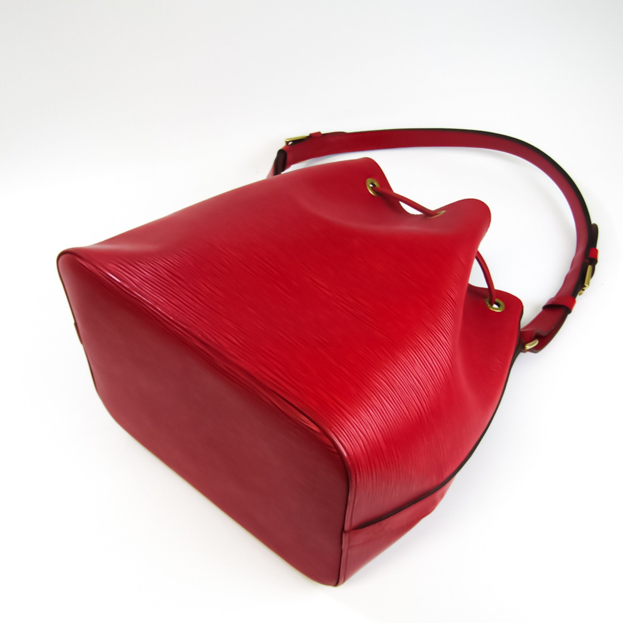 Louis Vuitton Red Leather Petit Noe shoulder bag