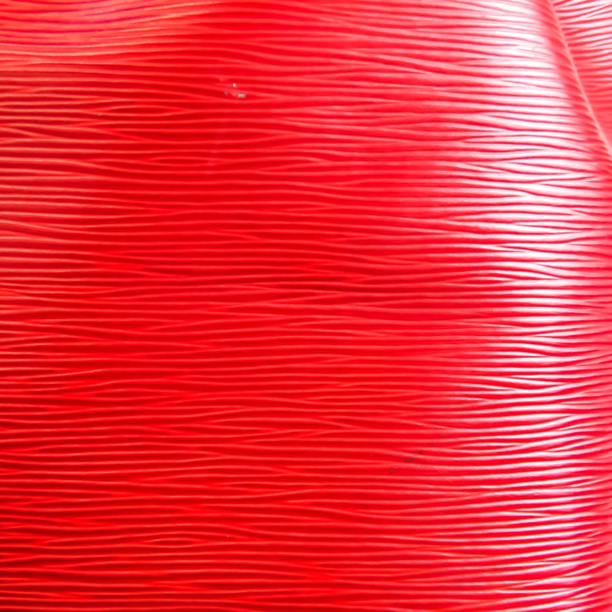 Louis Vuitton Red Leather Petit Noe shoulder bag