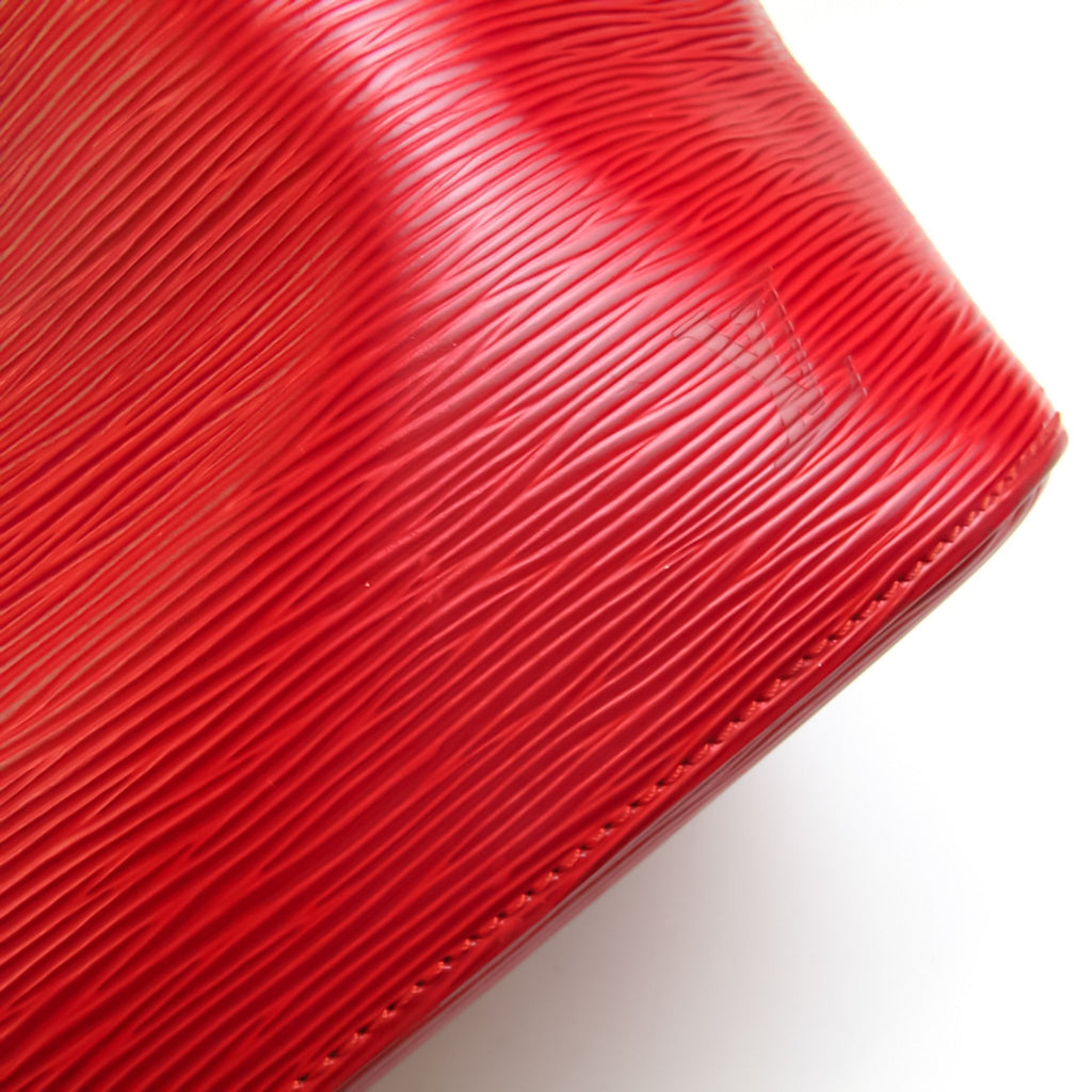 Louis Vuitton Red Leather Petit Noe shoulder bag