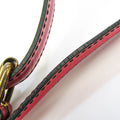 Louis Vuitton Red Leather Cartouchiere shopper bag