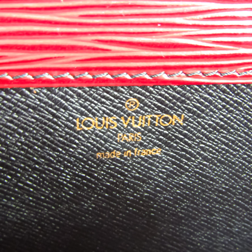 Louis Vuitton Red Leather Cartouchiere shopper bag