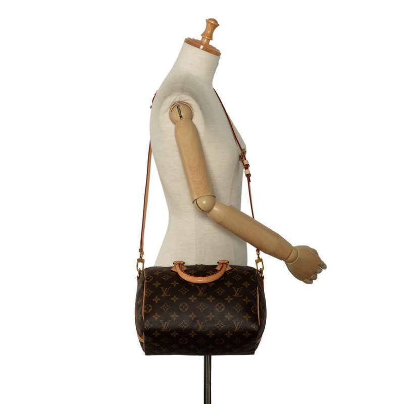 Louis Vuitton Monogram M41113 Handbag PVC/Leather Brown