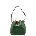 Louis Vuitton Louis Vuitton Epic M44147 Shoulder Bag Leather Borneo Green Castilian Red