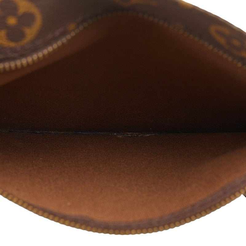 Louis Vuitton Monogram Landnet GM Shoulder Bag M42244 Brown PVC Leather Lady Louis Vuitton