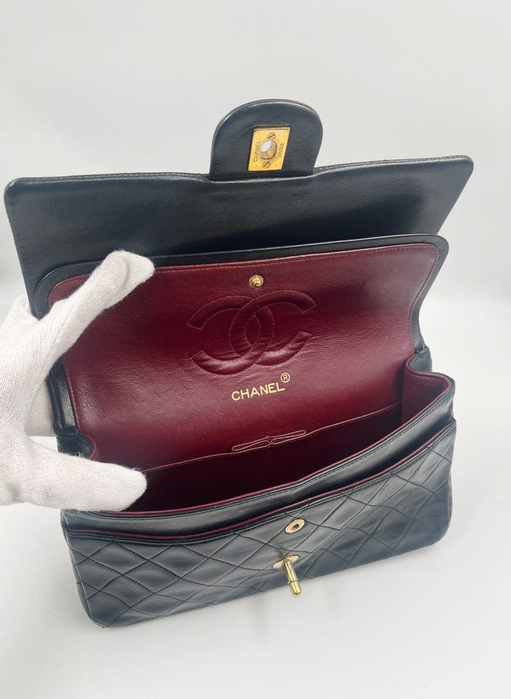 Chanel Classic Double Flap Bag with 24k gold plated hardware