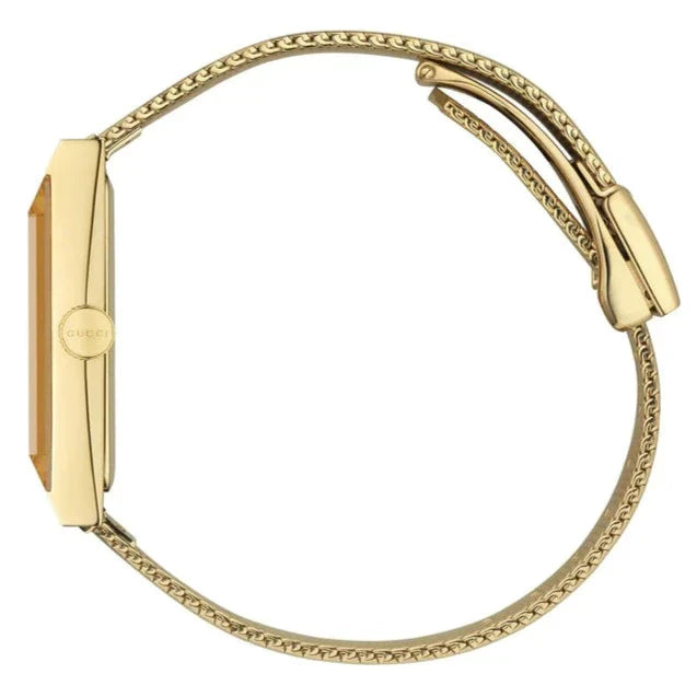 Gucci G-Frame Ladies Gold Watch YA147410
