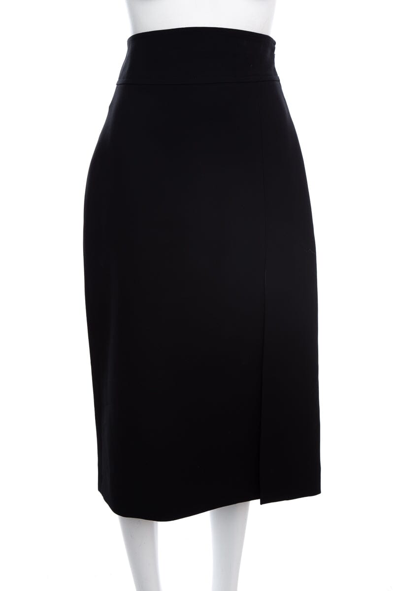 Gucci Black Knee Length Skirt SZ 42