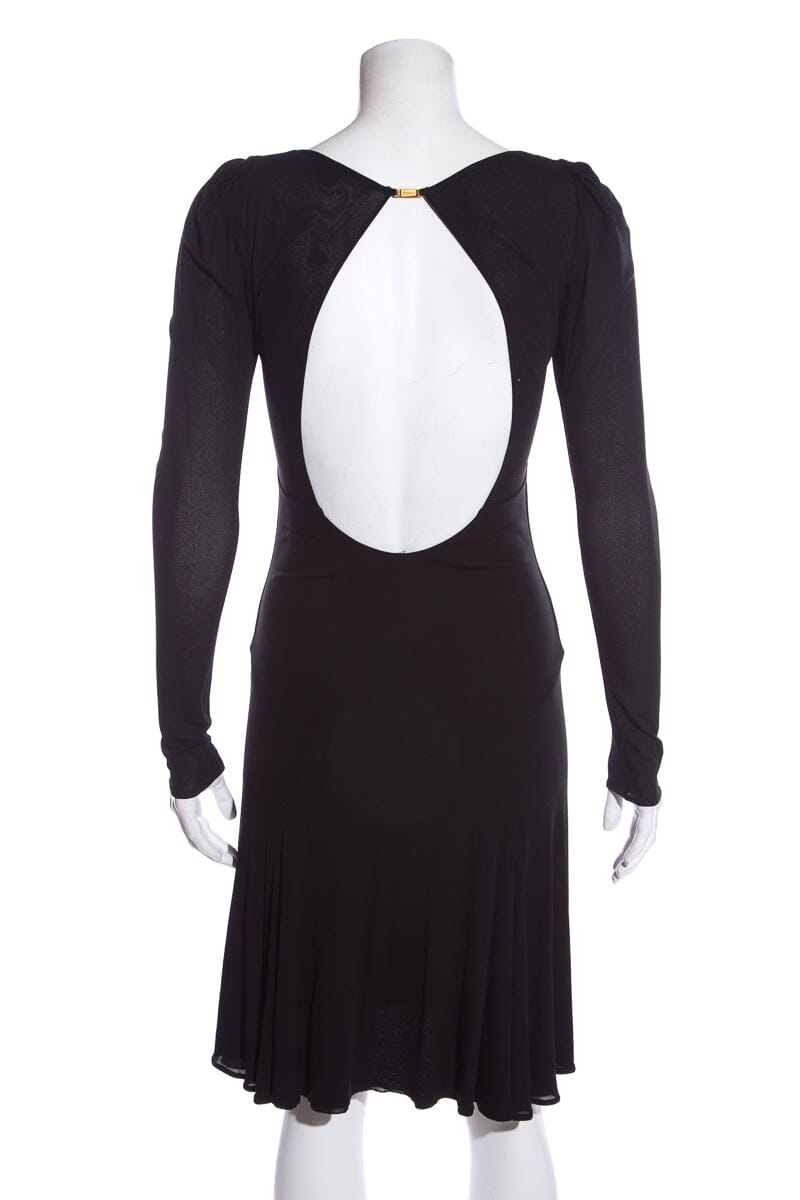 Gucci Black Jersey Dress SZ S