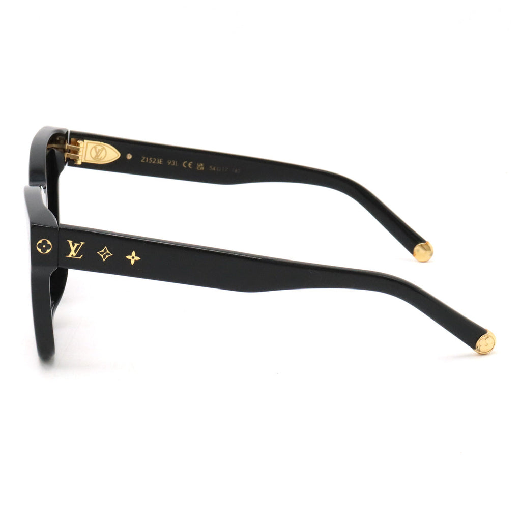 LOUIS VUITTON Louis Vuitton Sunscreen My Monogram Square Smoke Grading Noir Black 54□17 143 Z1523E