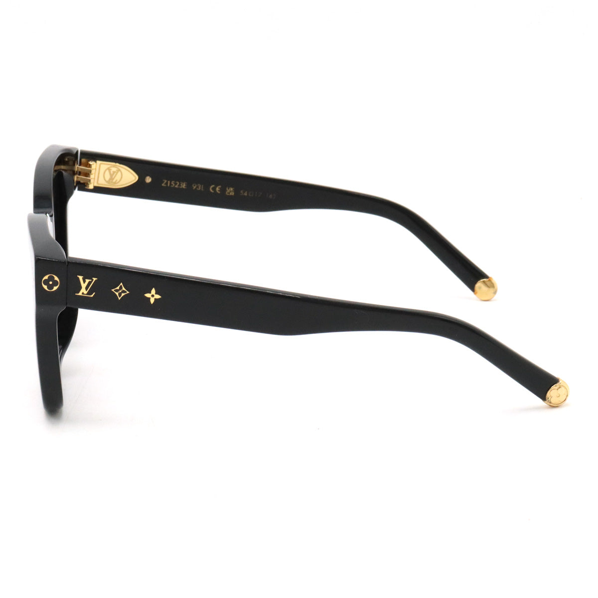 LOUIS VUITTON Louis Vuitton Sunscreen My Monogram Square Smoke Grading Noir Black 54□17 143 Z1523E