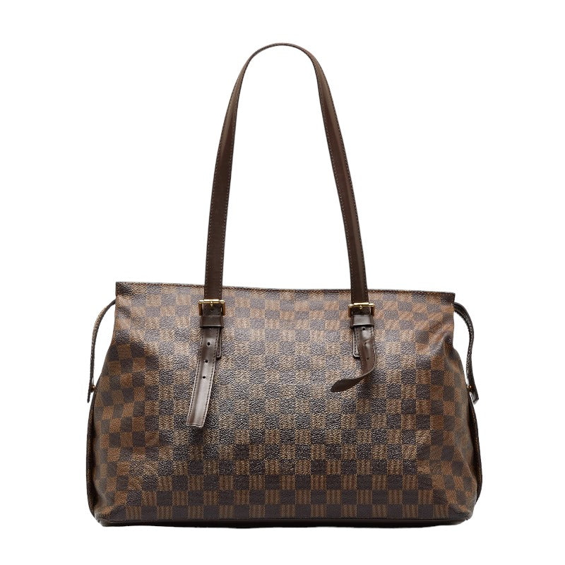 Louis Vuitton Louis Vuitton Damière N51119 Toast Bag PVC/Leather Brown
