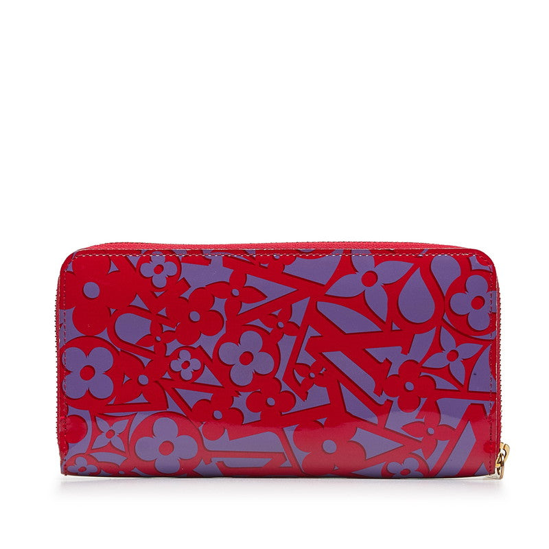 Louis Vuitton Sweet Monograms Verney Zippy Wallet Roundfashner Long Wallet M90123 Rose Andy Red Patent Leather  Louis Vuitton