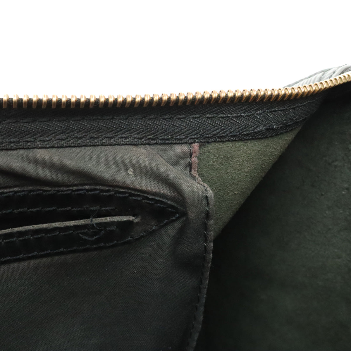 Louis Vuitton Louis Vuitton Epic Speed 30 Boston Bag Black Black Black Gold  M43002