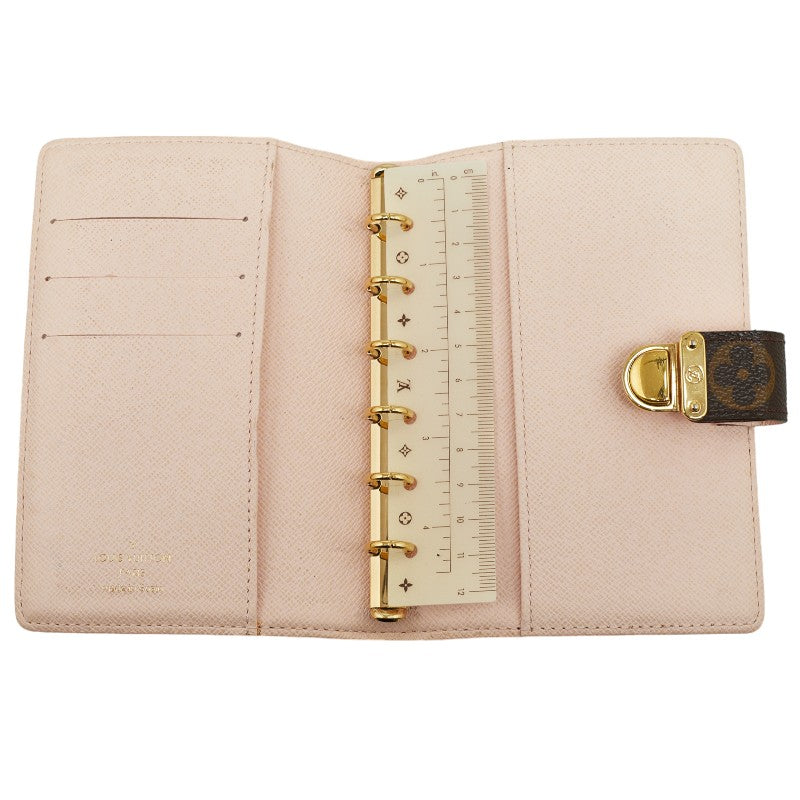 Louis Vuitton Monogram Agenda PM Koala Handbook Cover R21013 Brown PVC Leather  Louis Vuitton
