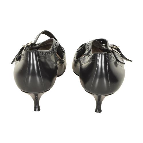 Christian Dior Kitten Heel Leather Pumps