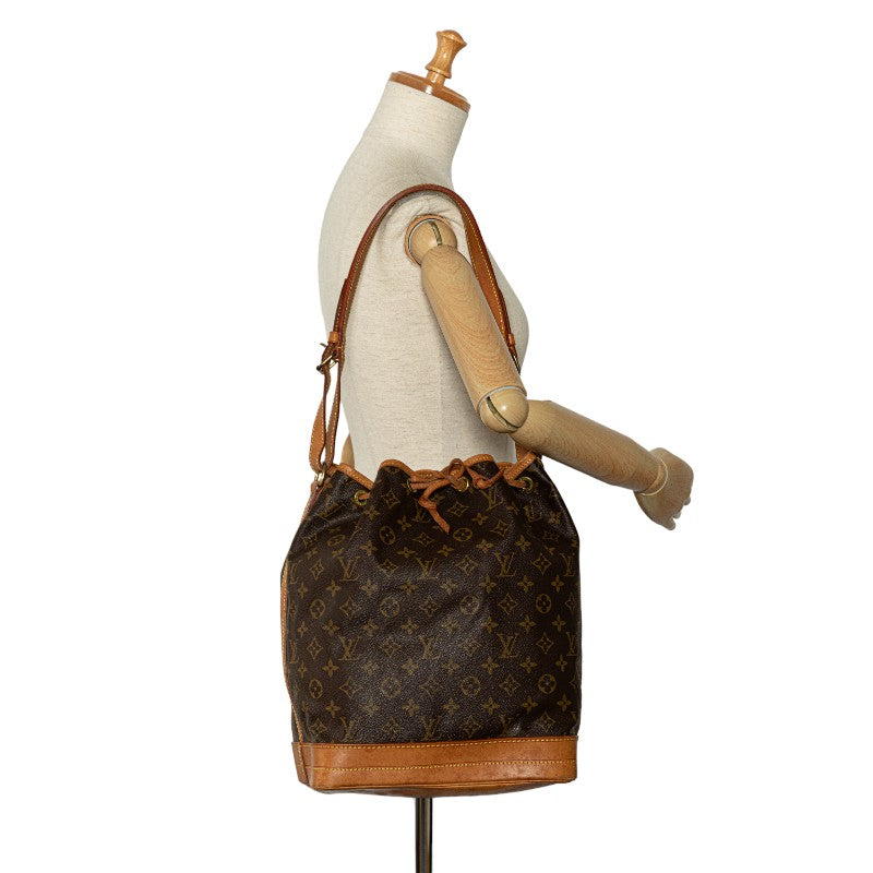 Louis Vuitton Monogram M42224 Shoulder Bag PVC/Leather Brown