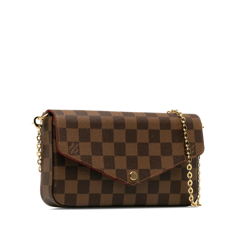 Louis Vuitton Louis Vuitton Damière N63032 Shoulder Bag PVC/Leather Brown