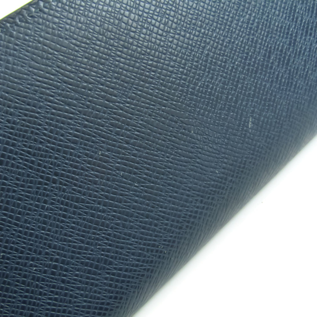 Louis Vuitton Navy Leather Portefeuille Brazza wallet accessories