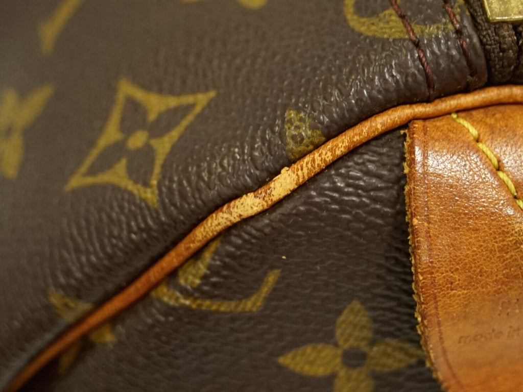Louis Vuitton Brown Canvas Speedy 35 handbag bag