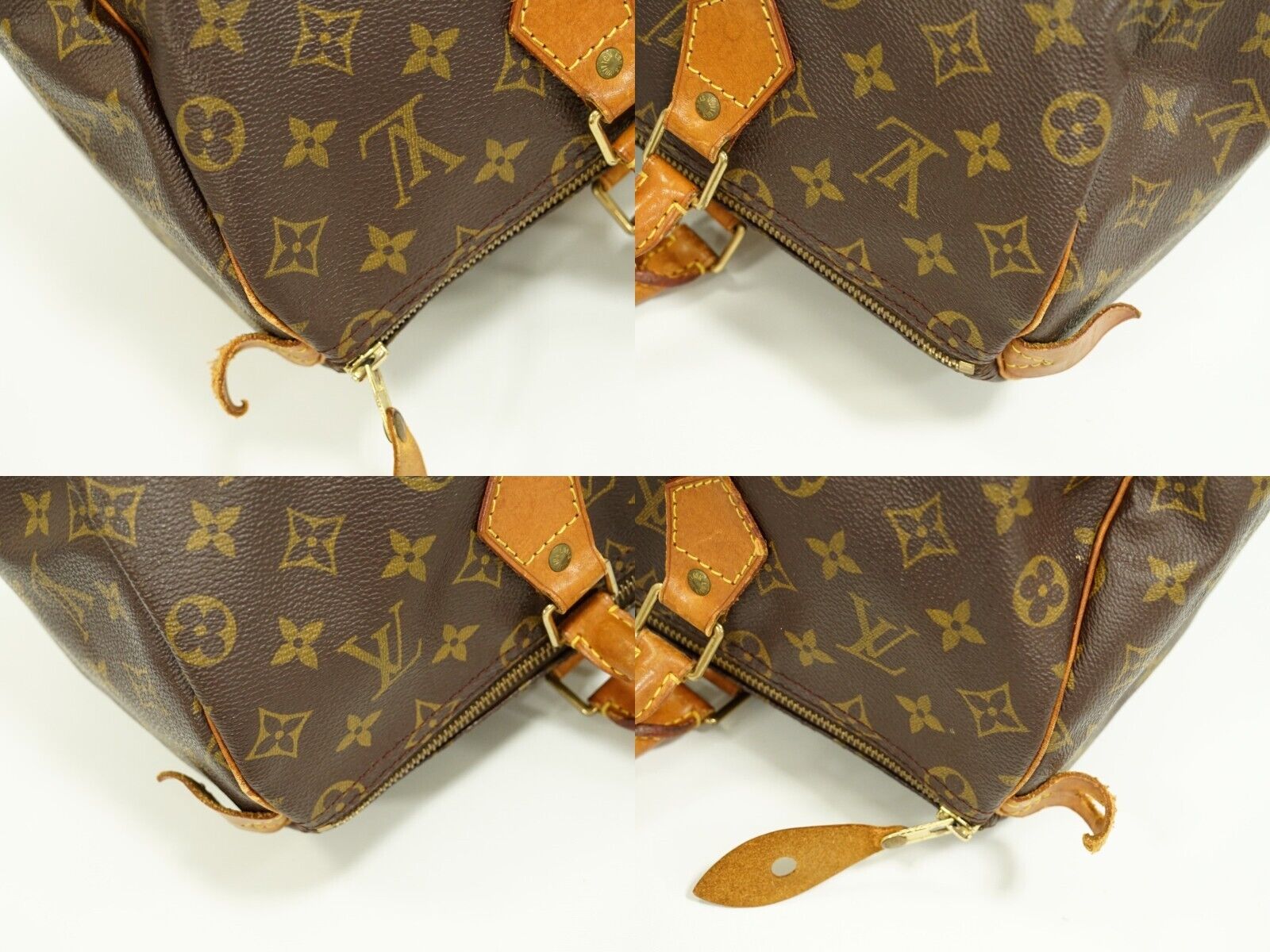 Louis Vuitton Brown Canvas Speedy 35 handbag bag