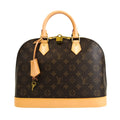 Louis Vuitton Brown Canvas Alma handbag bag