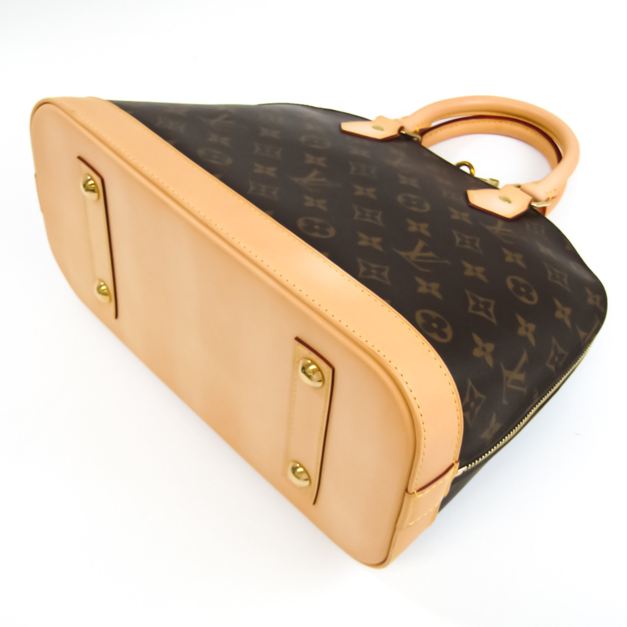 Louis Vuitton Brown Canvas Alma handbag bag