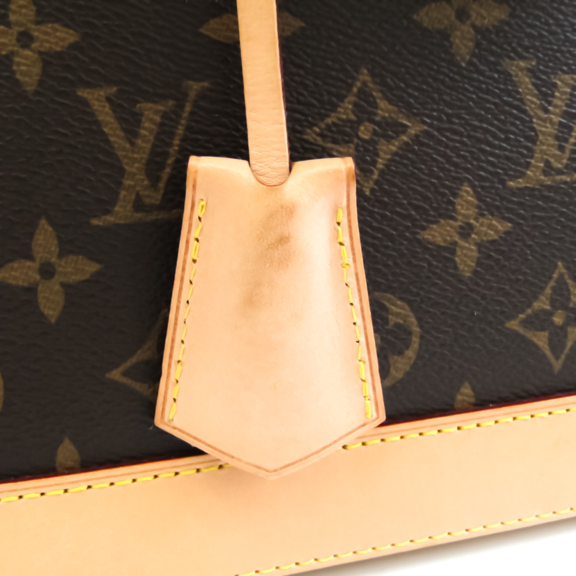 Louis Vuitton Brown Canvas Alma handbag bag
