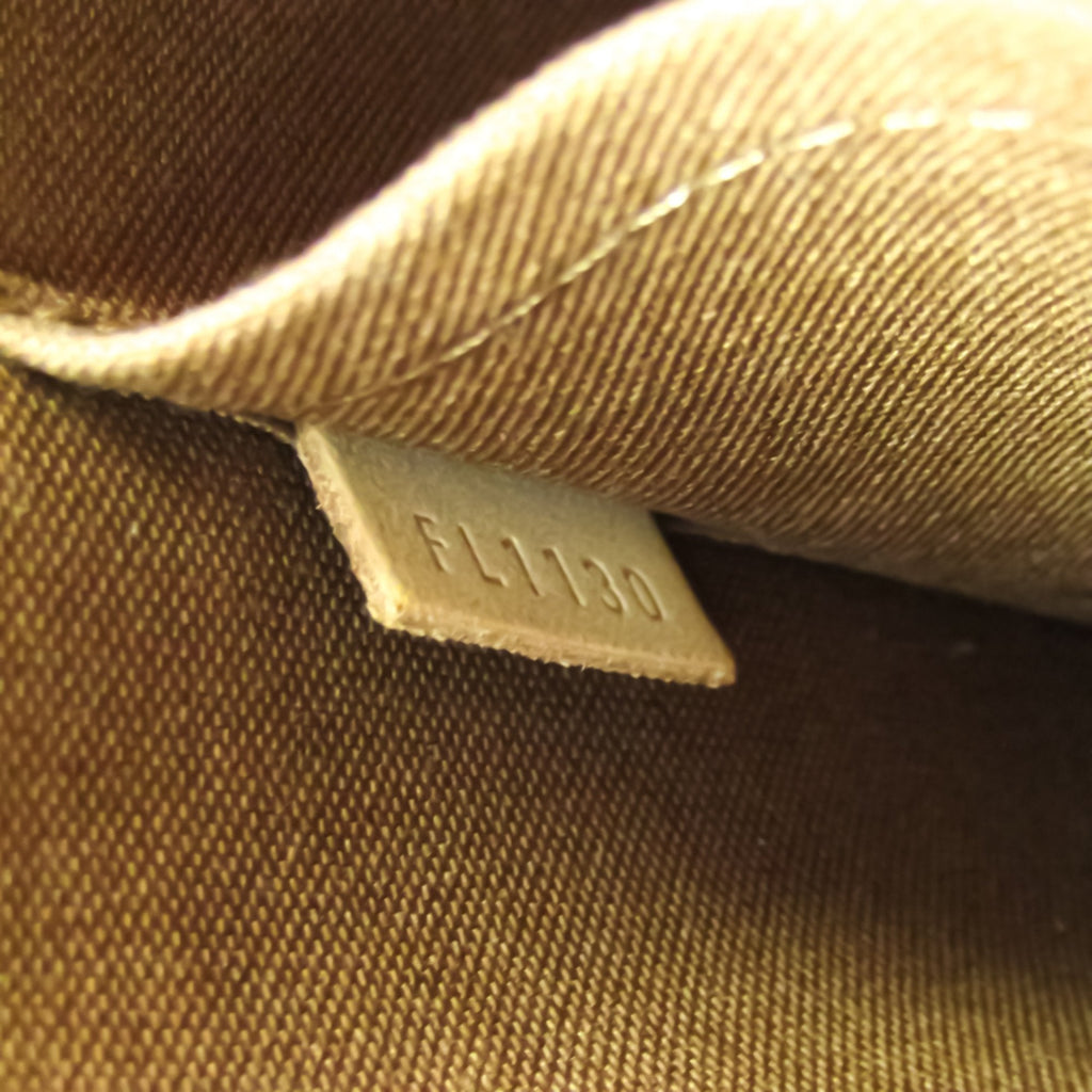 Louis Vuitton Brown Canvas Alma handbag bag