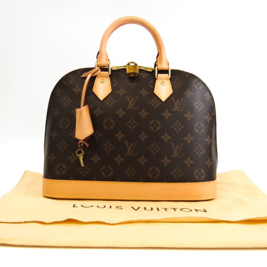 Louis Vuitton Brown Canvas Alma handbag bag