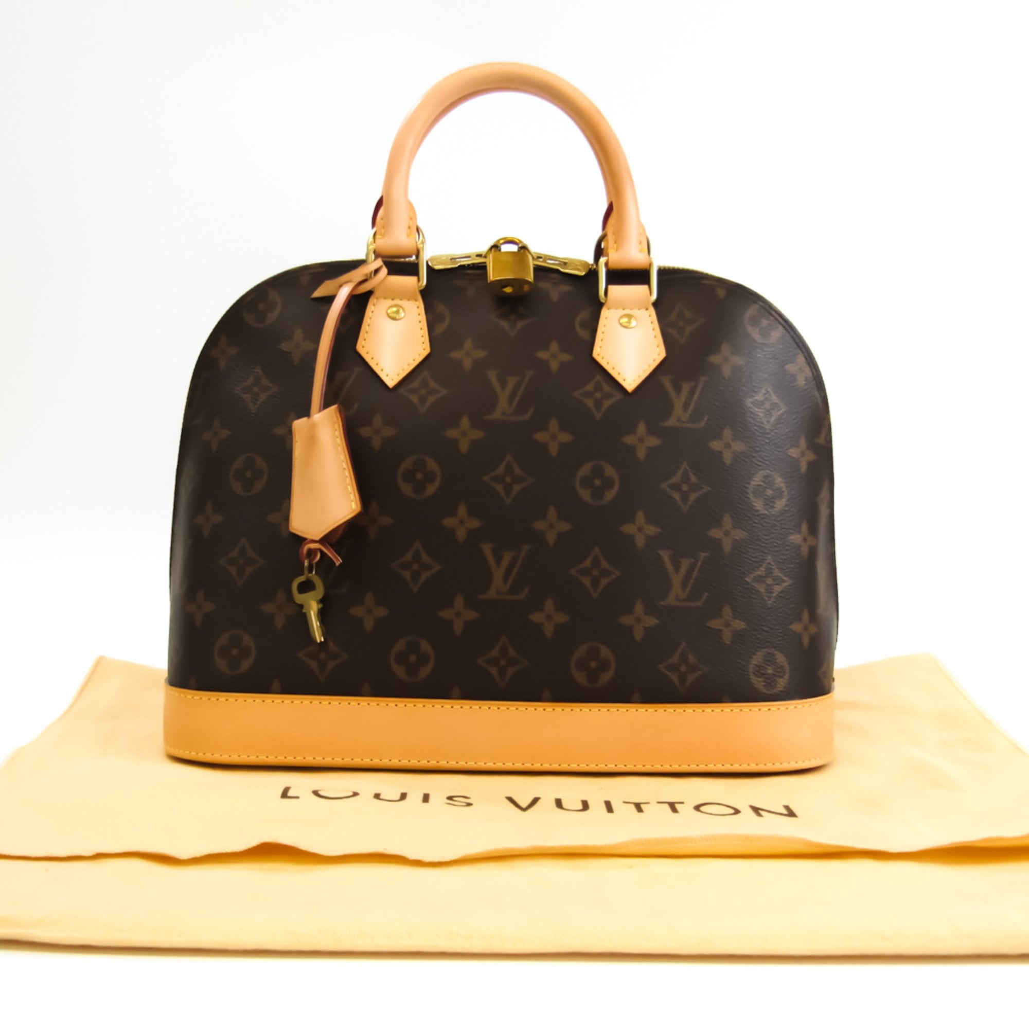 Louis Vuitton Brown Canvas Alma handbag bag