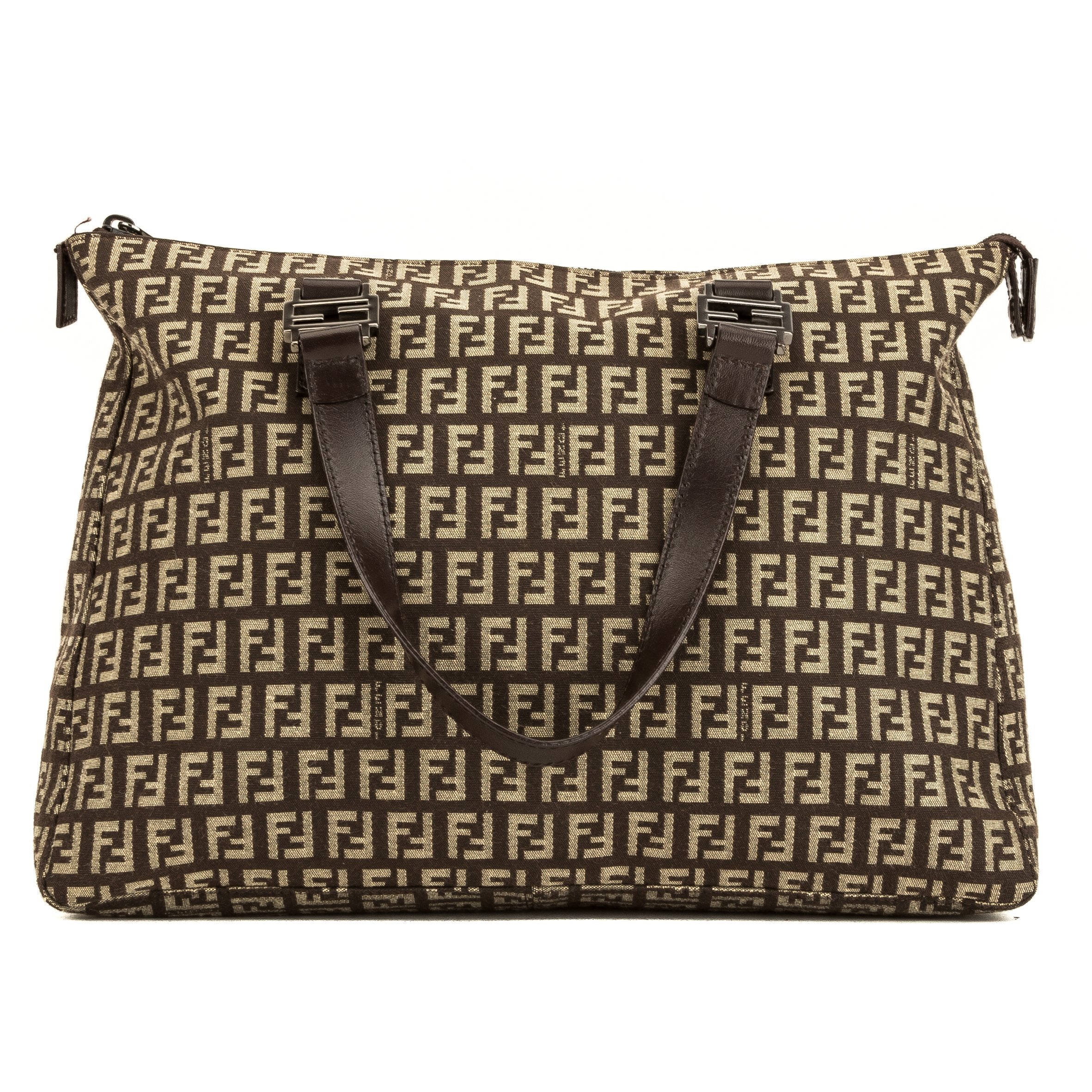 Fendi Brown Zuccino Shopping Tote (4039013)