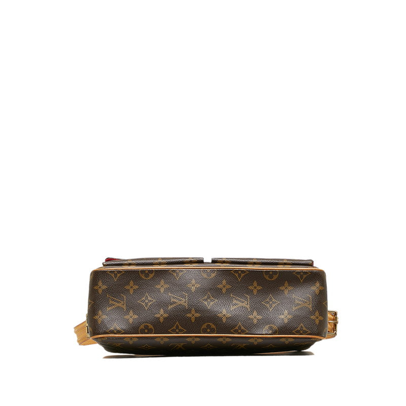 Louis Vuitton Monogram Vivace MM Shoulder Bag M51164 Brown PVC Leather  Louis Vuitton