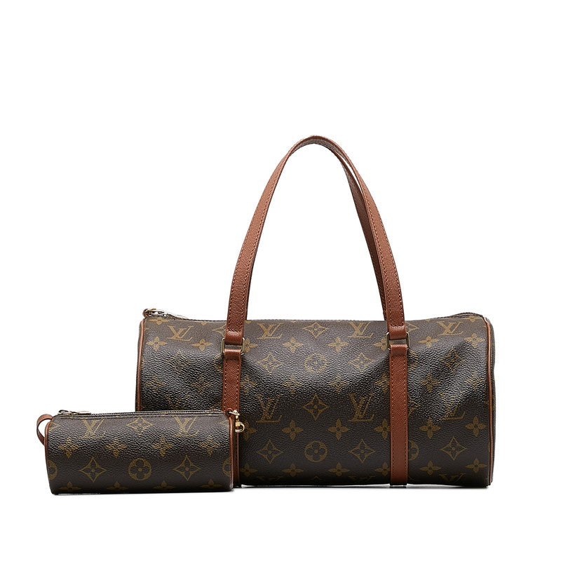 Louis Vuitton Monogram Papillon 30 (Old) Handbag M51365 Brown PVC Leather  Louis Vuitton