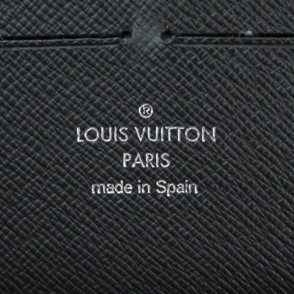 Louis Vuitton Black Leather Zippy organizer wallet accessories