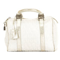 Fendi Silver Glitter Zucca Boston Bag (4079002)