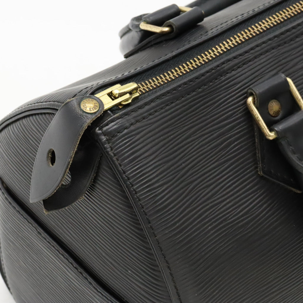 Louis Vuitton Louis Vuitton Epic Speed 25 Bag Mini Boston Bag Black Black M43012