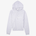 Saint Laurent Womens Logo Hoodie Grey XL