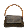 Louis Vuitton Monograms Miniature Shoulder Bag M51147 Brown PVC Leather  Louis Vuitton