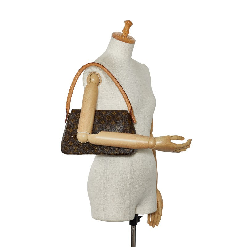 Louis Vuitton Monograms Miniature Shoulder Bag M51147 Brown PVC Leather  Louis Vuitton