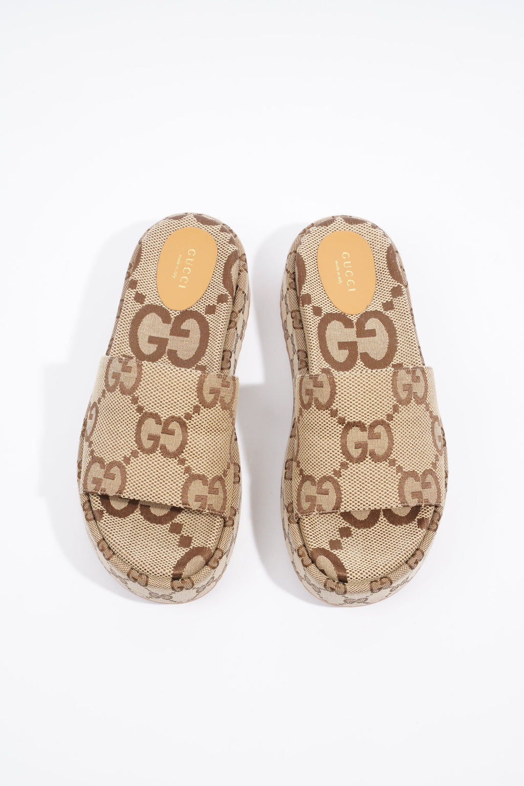 Gucci Platform Sandal Supreme Canvas EU 39 UK 6