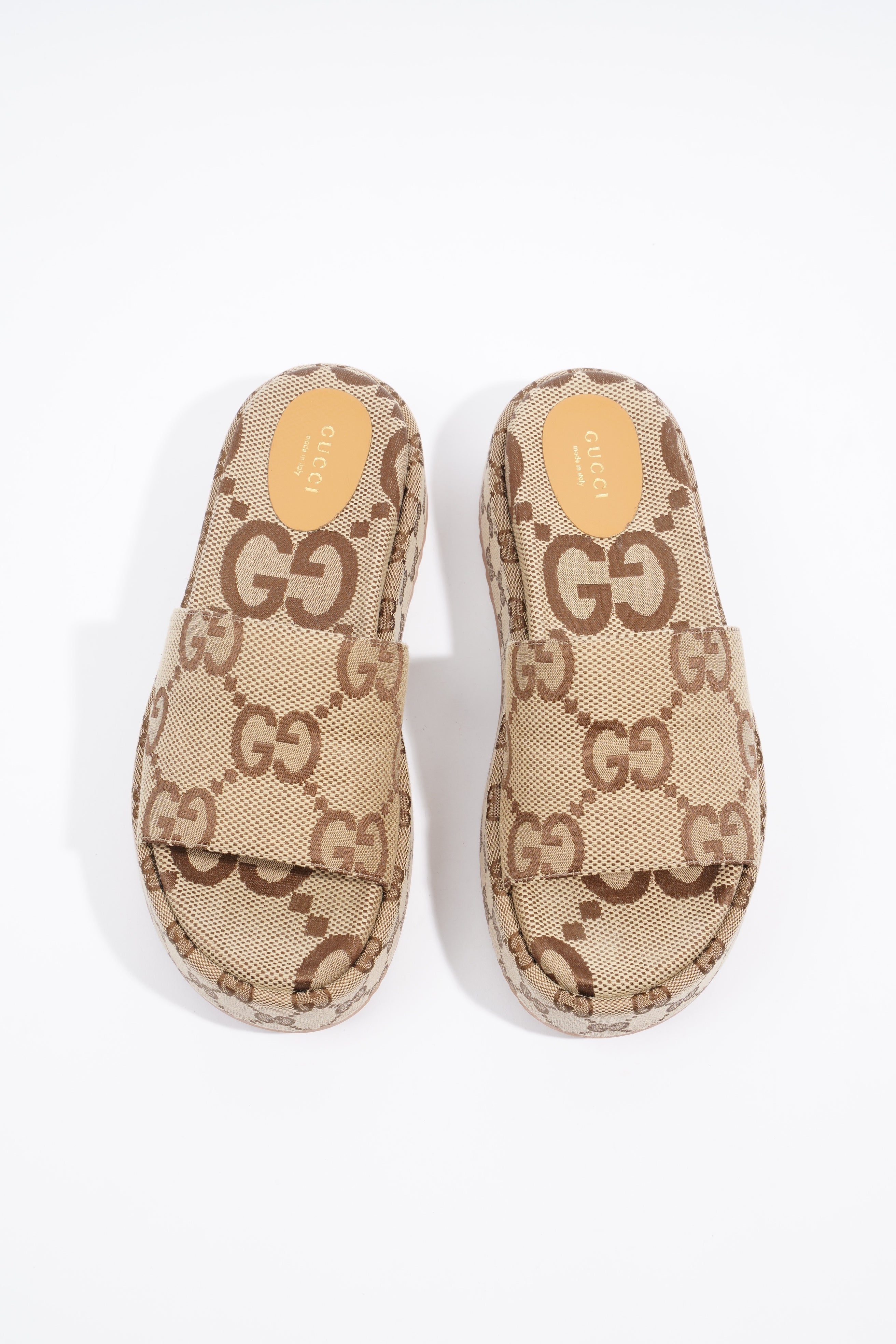 Gucci Platform Sandal Supreme Canvas EU 39 UK 6