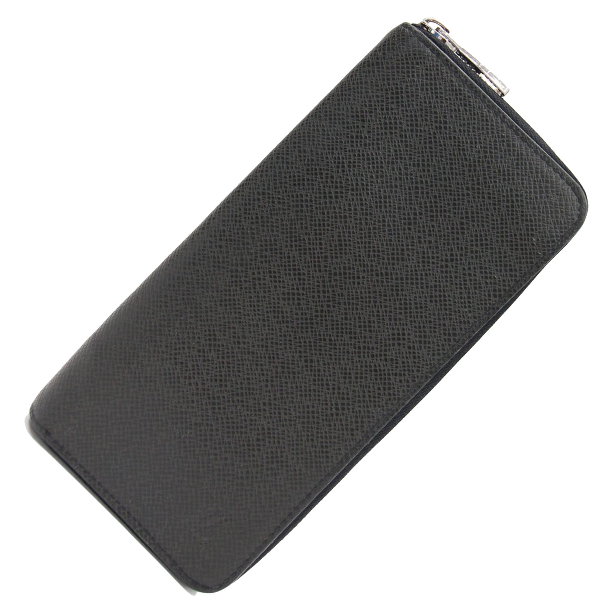 Louis Vuitton Black Leather Zippy Wallet Vertical wallet accessories