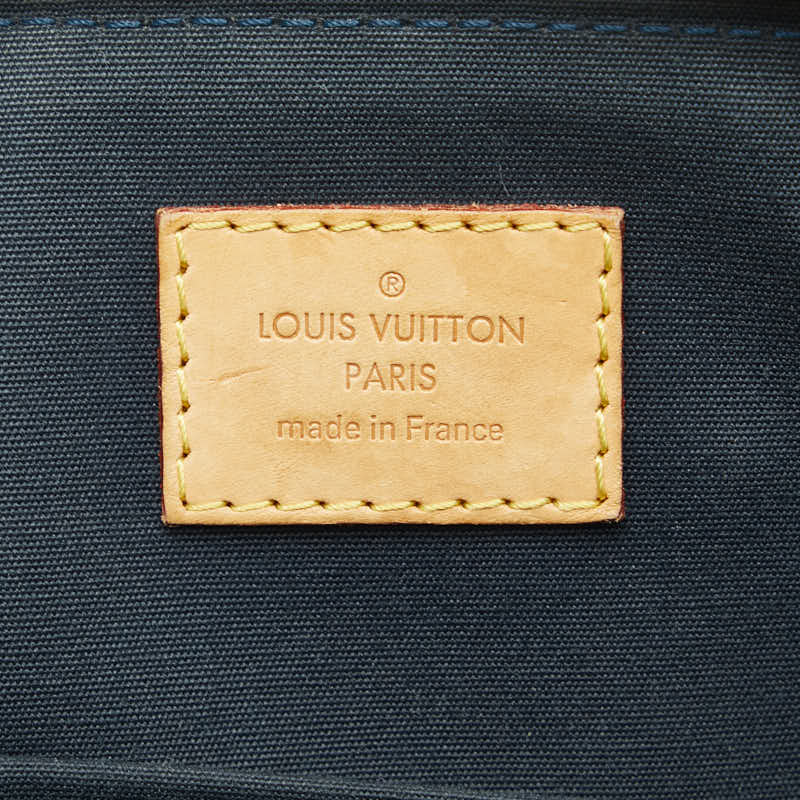 Louis Vuitton Monogram Verney Belvue PM Handbag M93671 Blue New Green Patent Leather  Louis Vuitton