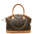 Louis Vuitton Monogram M40104 Handbag PVC/Leather Brown Ladies & Gentlemen